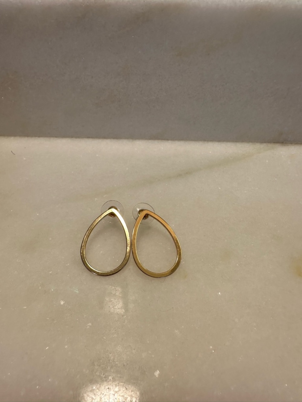 A New Day Gold Teardrop Hoop Earrings